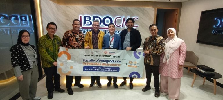 Pascasarjana Universitas Widyatama Perkuat Relevansi Kurikulum Global melalui FGD bersama BDO CMC