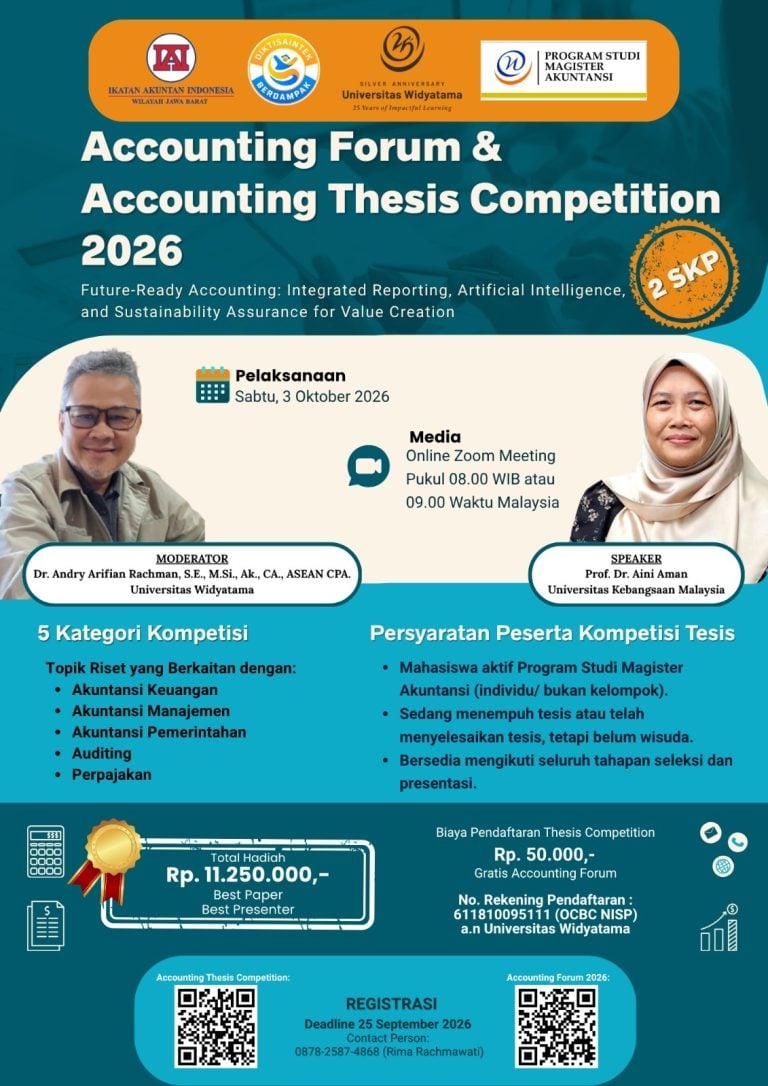 Accounting Forum & Accounting Thesis Competition 2026